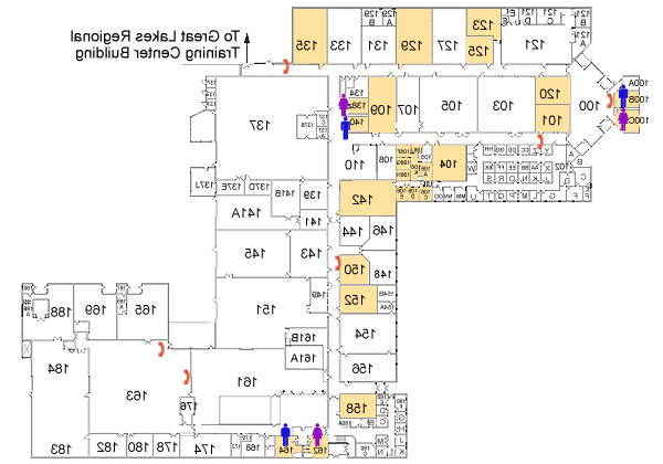 Occupational Education Building first floor map